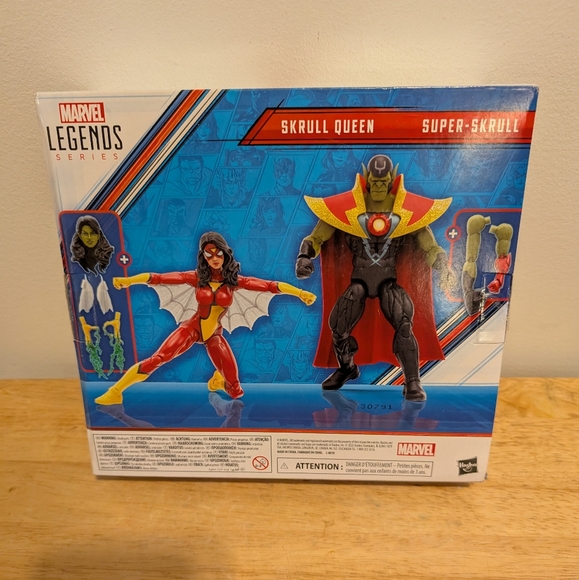 Marvel Legends Marvel Avengers Beyond Earth's Mightiest Skrull Queen Super - Skr - Picture 2 of 2
